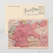 Postale Carte vintage,    Allemagne vers 1920 (Devant / Derrière)