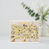 Postale Carte Vintage amusante du Kansas (Debout devant)