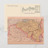 Postale Carte vintage, Belgique, vers 1920 (Devant / Derrière)
