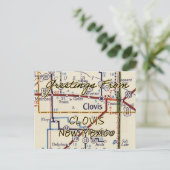 Postale Carte Vintage Clovis NM (Debout devant)