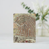 Postale Carte vintage d'Amsterdam (1688) (Debout devant)