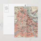 Postale Carte vintage d'Amsterdam (1905) (2) (Devant / Derrière)