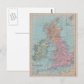 Postale Carte vintage d'Angleterre (Devant / Derrière)