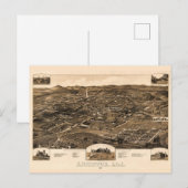 Postale Carte vintage d'Anniston, Alabama (1887) (Devant / Derrière)