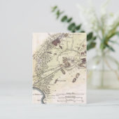 Postale Carte vintage d'Athènes (1784) (Debout devant)