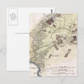 Postale Carte vintage d'Athènes (1784) (Devant / Derrière)