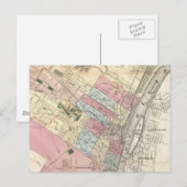 Postale Carte vintage de Albany NY (1874) (Devant / Derrière)