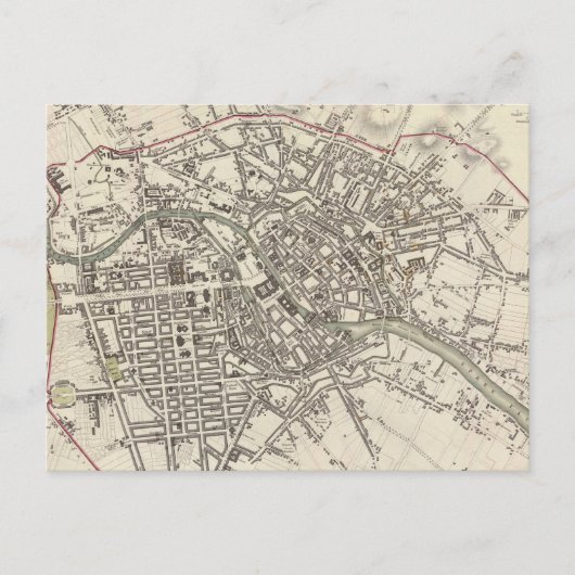 Postale Carte vintage de Berlin (1833) (Devant)