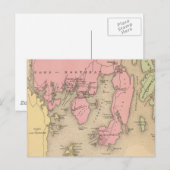 Postale Carte vintage de Boothbay Maine (1894) (Devant / Derrière)