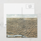 Postale Carte vintage de Dayton Ohio (1870) (Devant / Derrière)