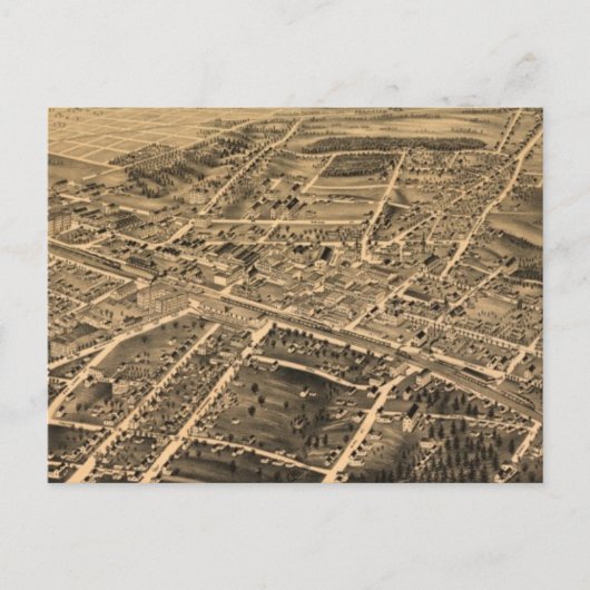 Postale Carte vintage de Durham NC (1891) (Devant)