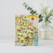 Postale Carte Vintage de Géorgie (Debout devant)