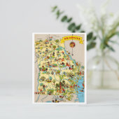 Postale Carte Vintage de Géorgie (Debout devant)