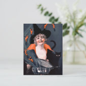 Postale Carte vintage de Halloween (Debout devant)