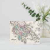 Postale Carte vintage de la Grèce (1855) (Debout devant)