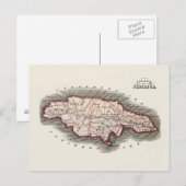 Postale Carte vintage de la Jamaïque (Devant / Derrière)