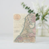 Postale Carte vintage de la Pays-Bas (1799) (Debout devant)