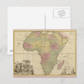 Postale Carte vintage de l'Afrique 1725 (Devant / Derrière)