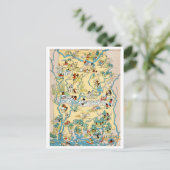 Postale Carte Vintage de l'Alabama (Debout devant)