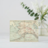 Postale Carte vintage de l'Alaska (Debout devant)