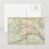 Postale Carte vintage de l'Alaska (Devant / Derrière)