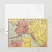 Postale Carte vintage de l'Alaska (Devant / Derrière)