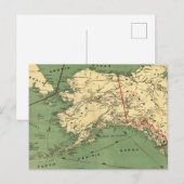 Postale Carte vintage de l'Alaska (1900) (Devant / Derrière)