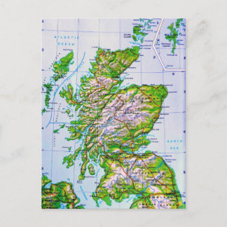 Postale Carte vintage de l'Ecosse Orkney Islands
