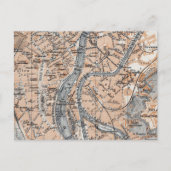 Postale Carte vintage de Liège Belgique (1905)