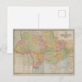 Postale Carte vintage de l'Ukraine (1947) (Devant / Derrière)