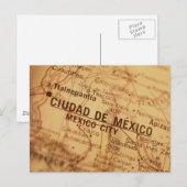 Postale Carte Vintage de MEXICO (Devant / Derrière)