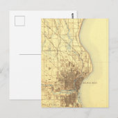 Postale Carte Vintage de Milwaukee (Devant / Derrière)