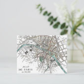 Postale Carte vintage de Paris (Debout devant)