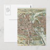 Postale Carte vintage de Paris (1615) (Devant / Derrière)