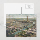 Postale Carte vintage de Paris (1900) (Devant / Derrière)