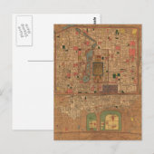 Postale Carte vintage de Pékin Chine (1914) (Devant / Derrière)