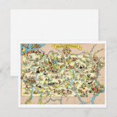 Postale Carte Vintage de Pennsylvanie Funny (Devant / Derrière)