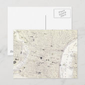 Postale Carte vintage de Philadelphie (1885) (Devant / Derrière)