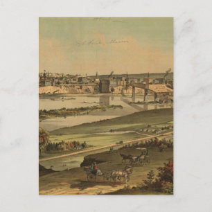 Postale Carte vintage de Saint Paul Minnesota (1874)