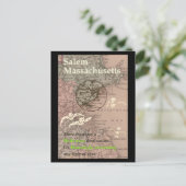 Postale Carte vintage de Salem MA (Debout devant)