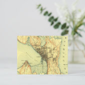 Postale Carte Vintage de Seattle (Debout devant)