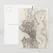 Postale Carte vintage de Seattle Washington (Devant / Derrière)