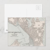 Postale Carte vintage de Seattle Washington (1901) (Devant / Derrière)