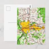 Postale Carte Vintage de Spokane Washington (Devant / Derrière)