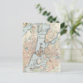 Postale Carte vintage de Stockholm (1733) (Debout devant)