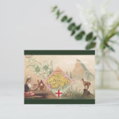 Postale Carte vintage de Suisse (Debout devant)