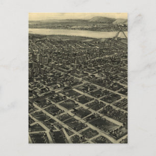 Postale Carte vintage de Tulsa (1918)