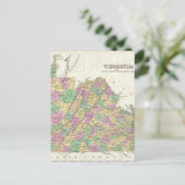 Postale Carte vintage de Virginie (1827) (Debout devant)