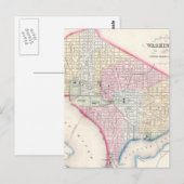 Postale Carte vintage de Washington D.C. (1864) (Devant / Derrière)