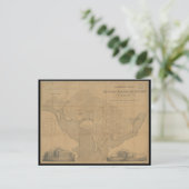 Postale Carte Vintage de Washington DC 1820 (Debout devant)